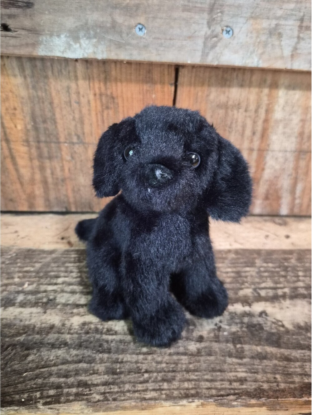 Douglas Dog Plush Black Lab Puppy Stuffed Animal 8” 1539